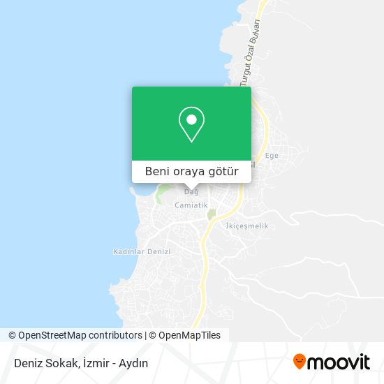Deniz Sokak harita