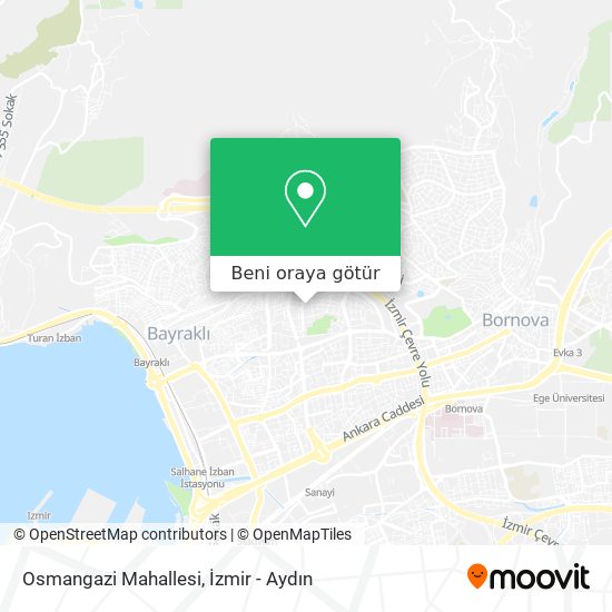 Osmangazi Mahallesi harita