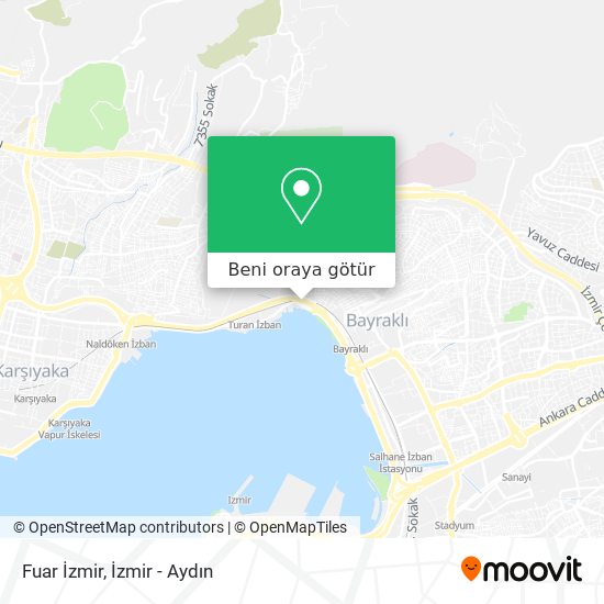 Fuar İzmir harita