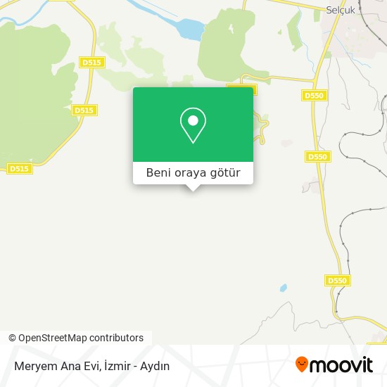 Meryem Ana Evi harita