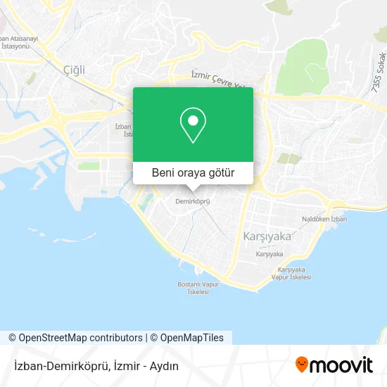 İzban-Demirköprü harita