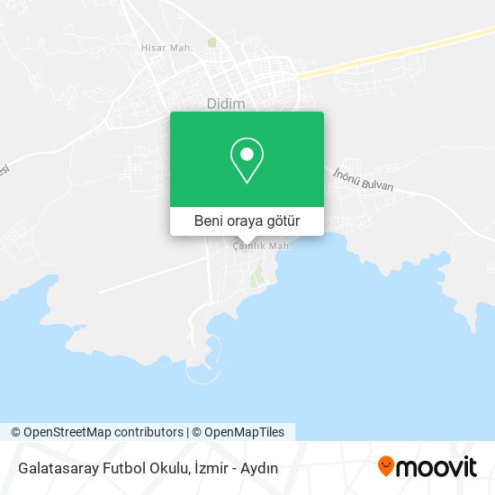 Galatasaray Futbol Okulu harita