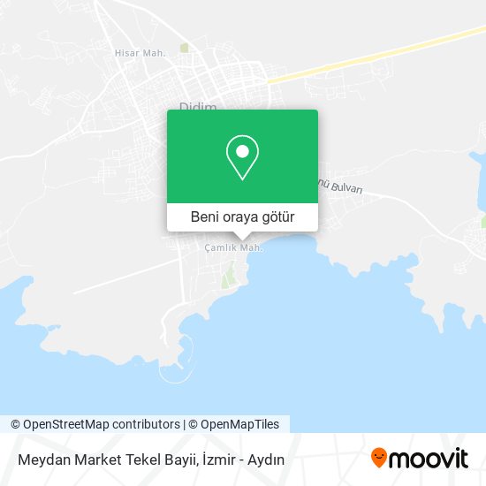 Meydan Market Tekel Bayii harita