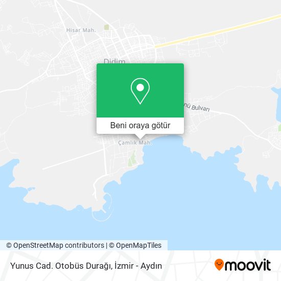 Yunus Cad. Otobüs Durağı harita