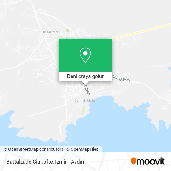 Battalzade Çiğköfte harita