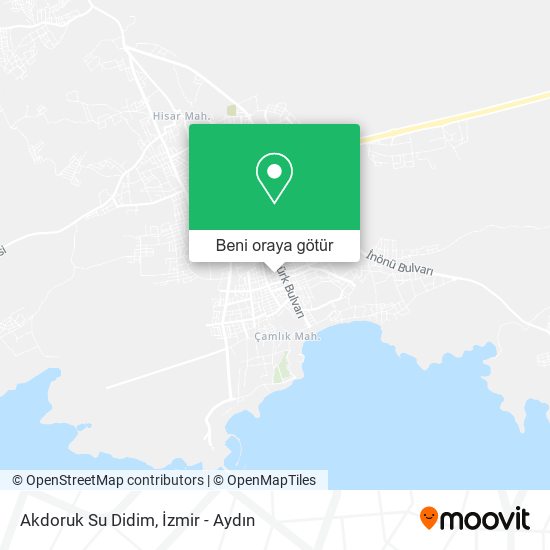 Akdoruk Su Didim harita