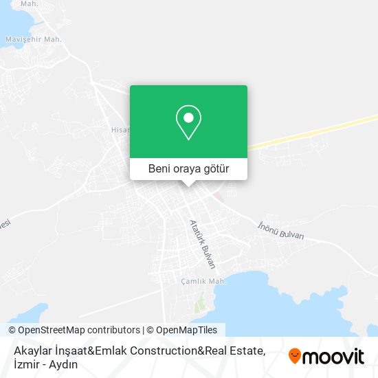 Akaylar İnşaat&Emlak Construction&Real Estate harita