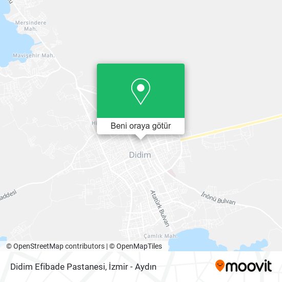 Didim Efibade Pastanesi harita