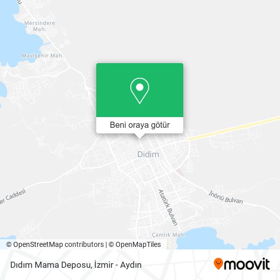 Dıdım Mama Deposu harita