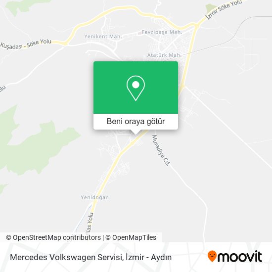 Mercedes Volkswagen Servisi harita