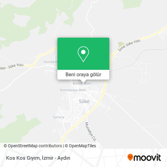 Kos Kos Gıyım harita