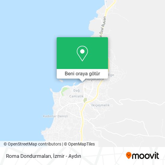Roma Dondurmaları harita