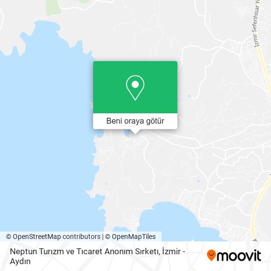 Neptun Turızm ve Tıcaret Anonım Sırketı harita