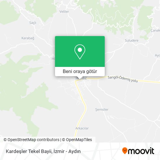 Kardeşler Tekel Bayii harita