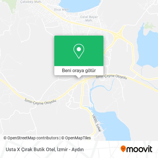 Usta X Çırak Butik Otel harita