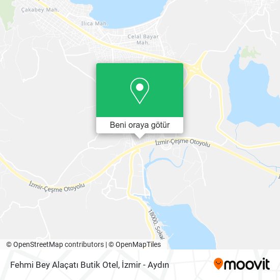 Fehmi Bey Alaçatı Butik Otel harita