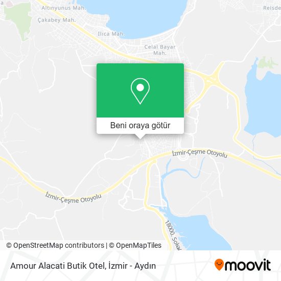 Amour Alacati Butik Otel harita