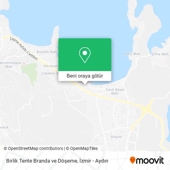 Birlik Tente Branda ve Döşeme harita