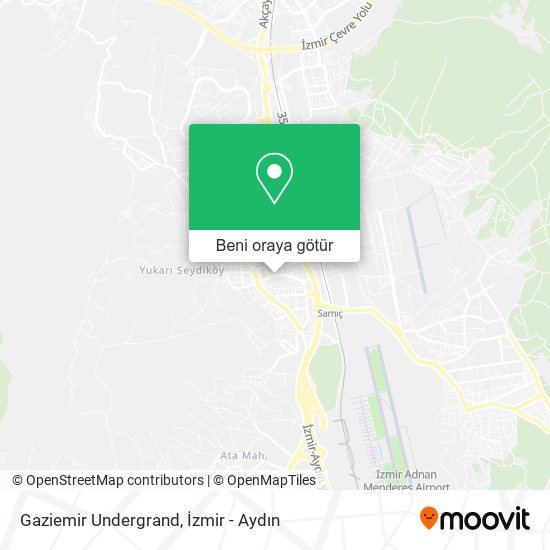 Gaziemir Undergrand harita