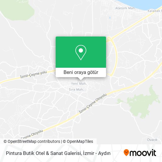 Pintura Butik Otel & Sanat Galerisi harita