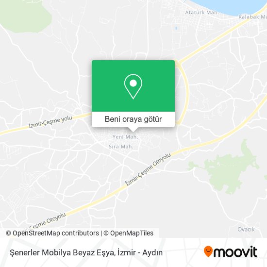 Şenerler Mobilya Beyaz Eşya harita