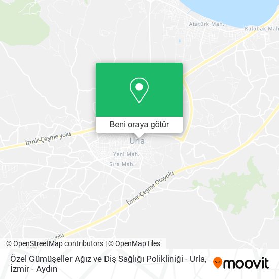 Özel Gümüşeller Ağız ve Diş Sağlığı Polikliniği - Urla harita