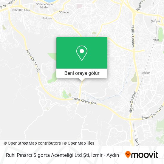 Ruhi Pınarcı Sigorta Acenteliği Ltd Şti harita