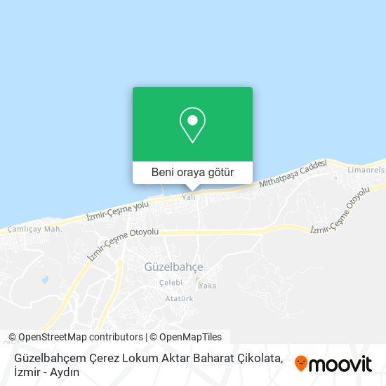 Güzelbahçem Çerez Lokum Aktar Baharat Çikolata harita