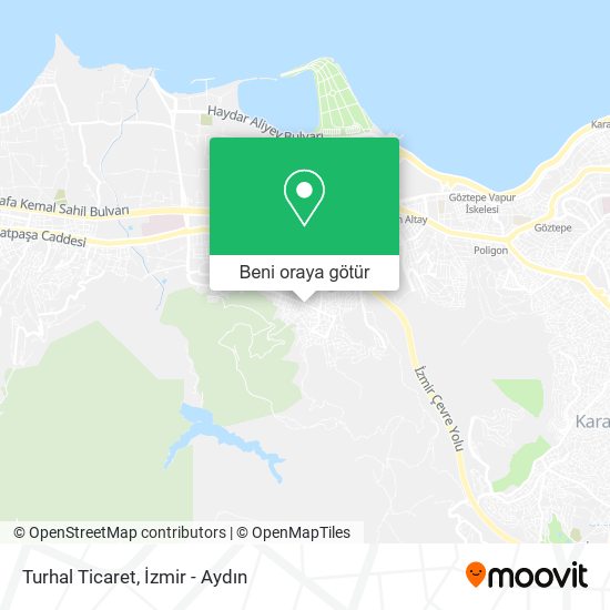 Turhal Ticaret harita