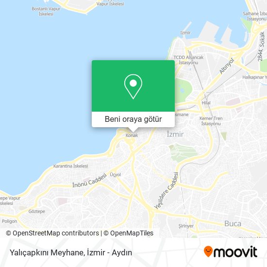 Yalıçapkını Meyhane harita