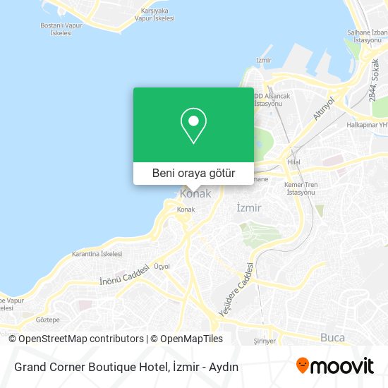 Grand Corner Boutique Hotel harita
