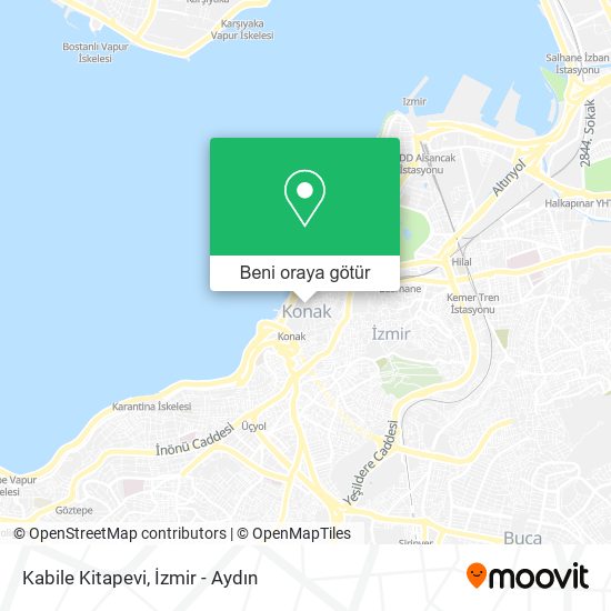 Kabile Kitapevi harita