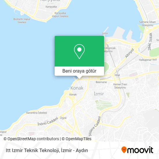 Itt Izmir Teknik Teknoloji harita
