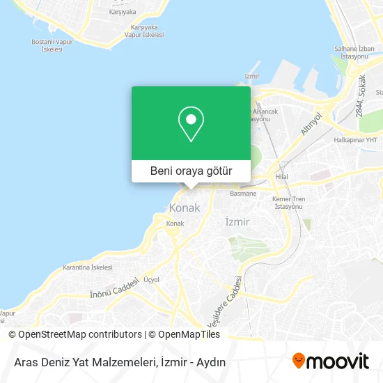 Aras Deniz Yat Malzemeleri harita