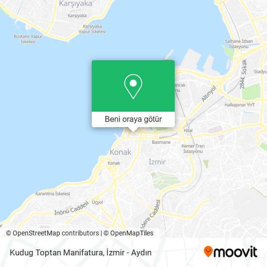 Kudug Toptan Manifatura harita