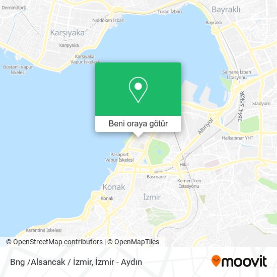 Bng /Alsancak / İzmir harita