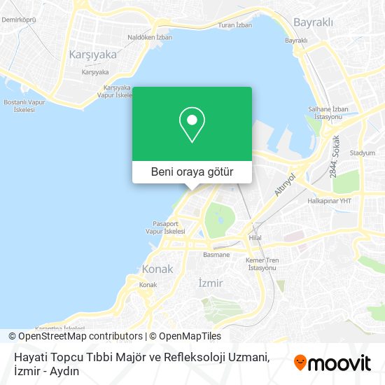 Hayati Topcu Tıbbi Majör ve Refleksoloji Uzmani harita