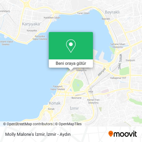 Molly Malone's İzmir harita