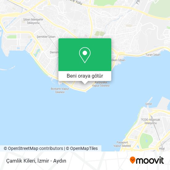 Çamlik Kileri harita
