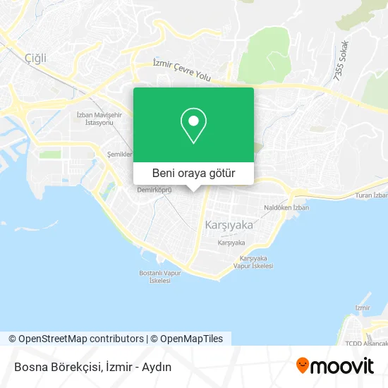 Bosna Börekçisi harita