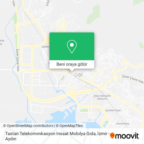 Tastan Telekomınıkasyon Insaat Mobılya Gıda harita