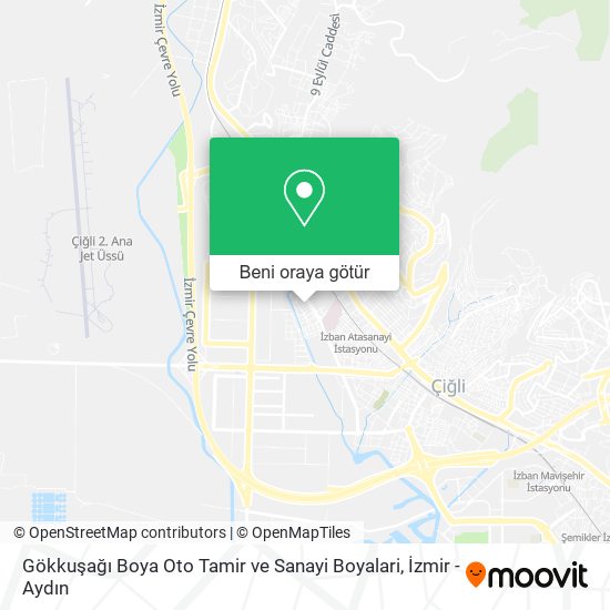 Gökkuşağı Boya Oto Tamir ve Sanayi Boyalari harita
