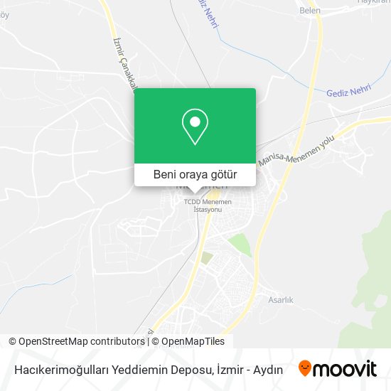 Hacıkerimoğulları Yeddiemin Deposu harita