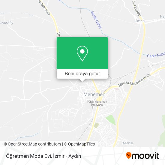 Öğretmen Moda Evi harita
