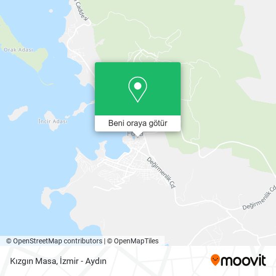 Kızgın Masa harita