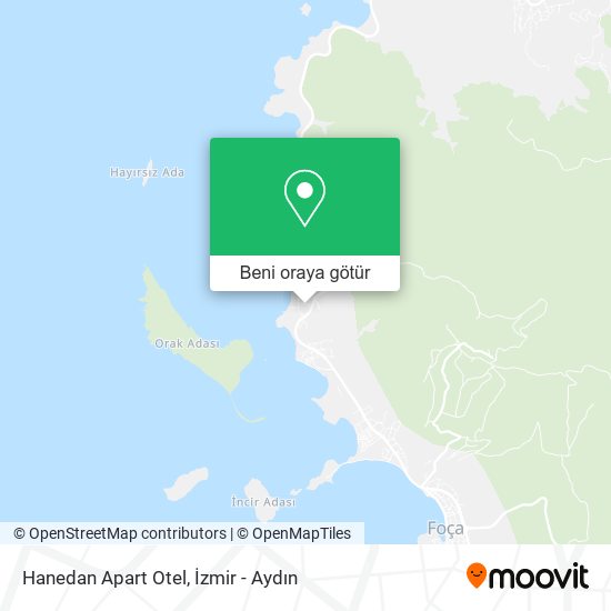 Hanedan Apart Otel harita