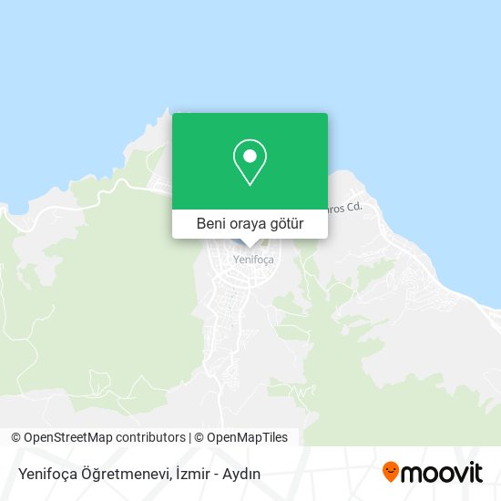 Yenifoça Öğretmenevi harita