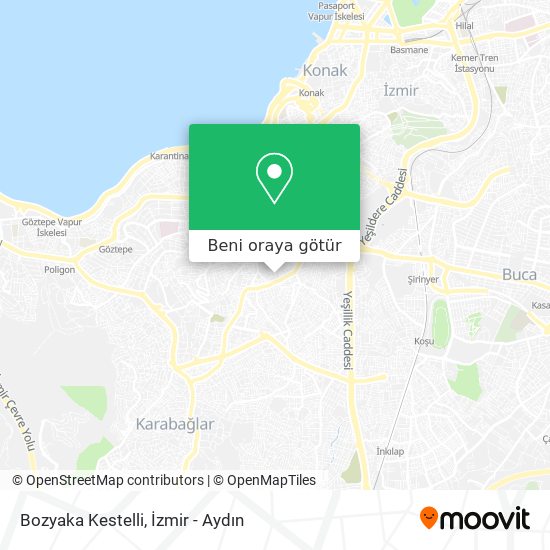 Bozyaka Kestelli harita