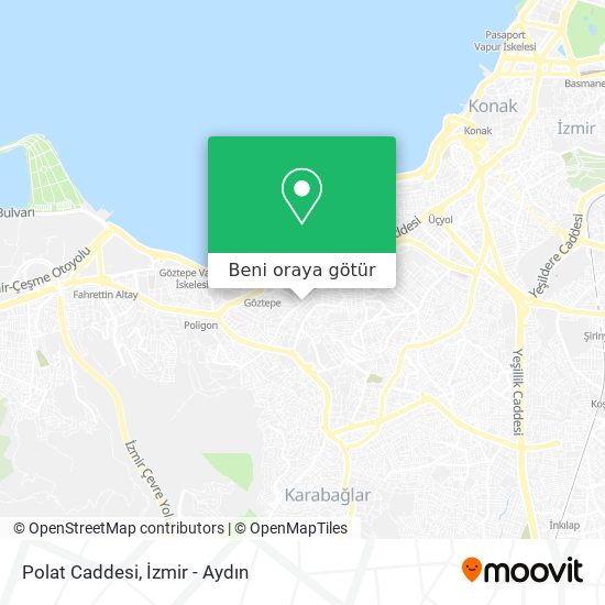 Polat Caddesi harita