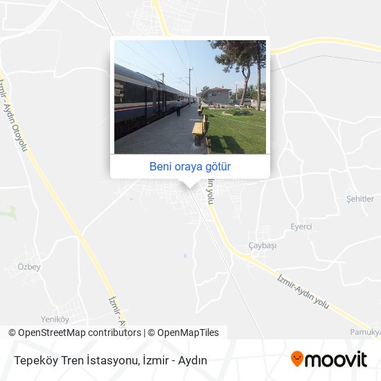 Tepeköy Tren İstasyonu harita
